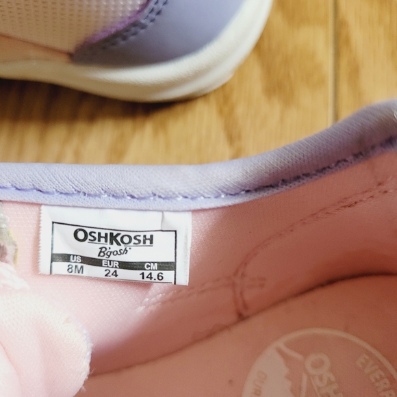 Oshkosh Pull On Sneakers Size 8 - Picture 7 of 8
